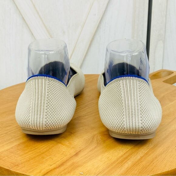 Rothy’s The Loafer Linen Double Stich Slip On Flats Shoe Tan 11 - Picture 6 of 11